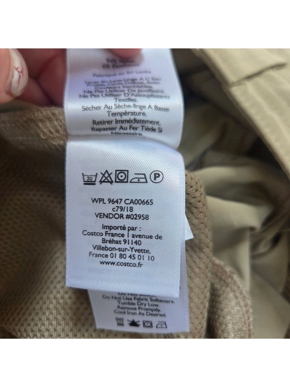 Eddie Bauer Khaki Hiking Pants Cropped Capris Outdoor Cargo Women's 8 - Picture 8 of 9